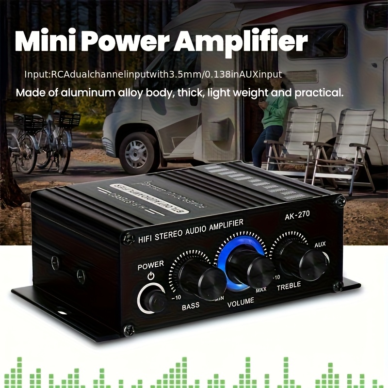 AK-270 HIFI Amplifier Channel  - Audio Home Cinema ulasan dan harga